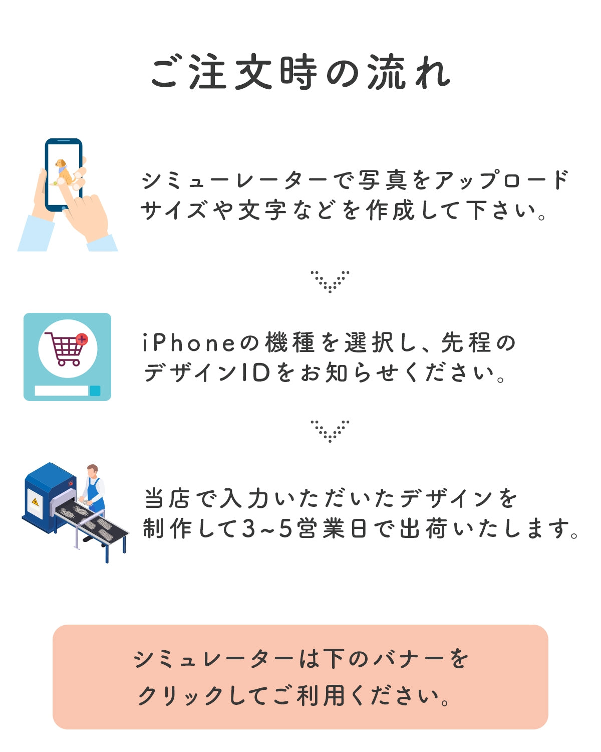 オリジナルが作れるシャカシャカスマホケース